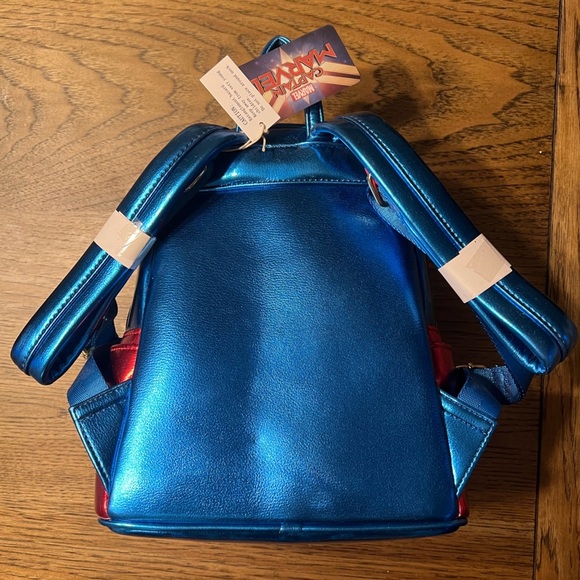 NWT Captain Marvel Loungefly Backpack Bag - Picture 3 of 4